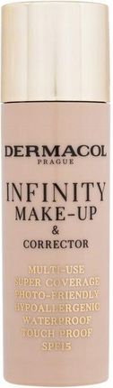 Dermacol Infinity Make-Up & Corrector Mocno Kryjący Podkład I Korektor 2W1 20g Odcień 02 Beige