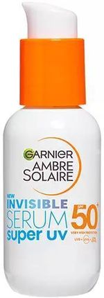 Garnier Ambre Solaire Invisible Super Uv Serum Ochronne Do Twarzy Spf50+ 30Ml