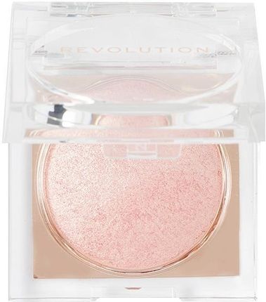 Makeup Revolution Beam Bright Beam Bright Kompaktowy Rozświetlacz Pudrowy Odcień Pink Seduction 2,45g