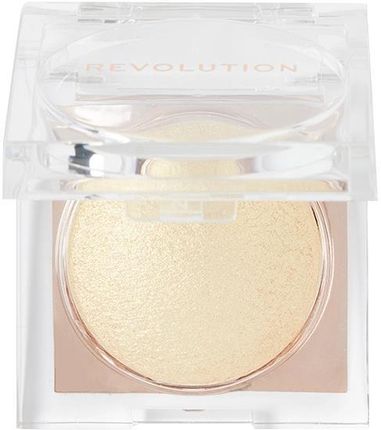 Makeup Revolution Beam Bright Beam Bright Kompaktowy Rozświetlacz Pudrowy Odcień Golden Gal 2,45g