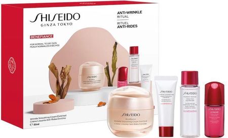 Shiseido Benefiance Wrinkle Smoothing Cream Enriched Value Set Benefiance Wrinkle Smoothing Cream Enriched Value Set Zestaw Upominkowy Dla D