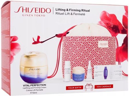 Shiseido Vital Perfection Uplifting And Firming Cream Pouch Set Zestaw Upominkowy Do