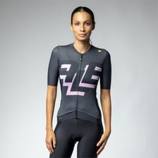 Zdjęcie Koszulka Kolarska Damska Ale Cycling Multiverso Czarny - Jędrzejów