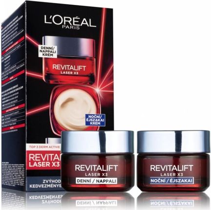 Krem L'Oréal Paris Revitalift Laser X3 na dzień i noc 2x50ml