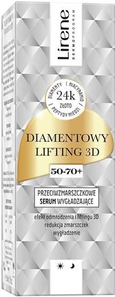 Lirene Diamentowy Lifting 3D Przeciwzmarszczkowe Serum Wygładzające 50-70+ 30Ml