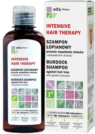 Elfa Pharm Intensive Hair Therapy Burdock Shampoo Szampon Łopianowy Do Włosów Przeciw Wypadaniu Z Aktywatorem Wzrostu 200ml