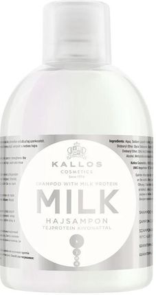 Kallos Kjmn Milk Shampoo Szampon Do Włosów Z Proteinami mlecznymi 1L