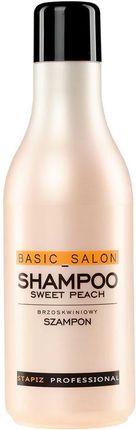 Stapiz Basic Salon Sweet Peach Shampoo Brzoskwiniowy Szampon Do Włosów 1L