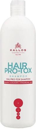 Kallos Hair Pro-Tox Shampoo Szampon Do Włosów Z Keratyną Kolagenem I Kwasem Hialuronowym 500ml