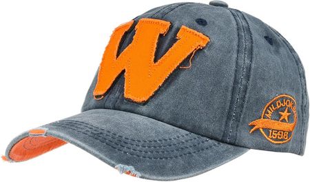 Granatowa czapka z daszkiem baseballówka vintage uniwersalna cz-m-4