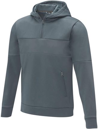 Sayan męska ciepła bluza z kapturem i zamkiem na pół długości