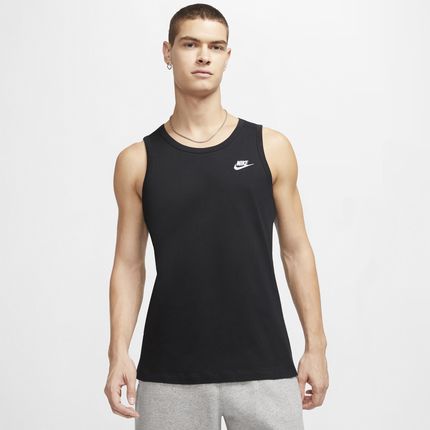 Męska koszulka bez rękawów Nike Sportswear Club - Czerń