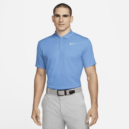 Męska koszulka polo do golfa Nike Dri-FIT Victory - Niebieski