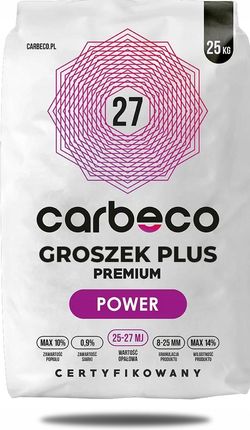 Węgiel Carbeco Groszek Plus Power 27 Mj 1t