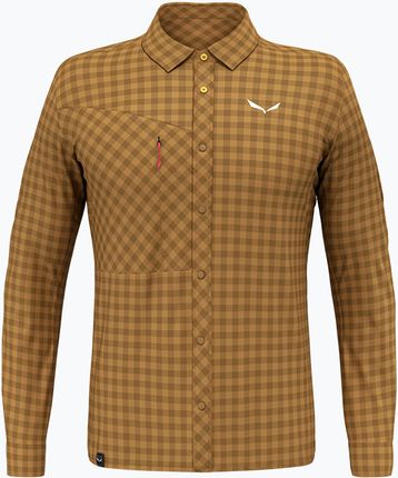 Koszula męska Salewa Puez Dry golden brown | WYSYŁKA W 24H | 30 DNI NA ZWROT
