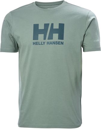 Męska Koszulka z krótkim rękawem Helly Hansen HH Logo T-Shirt 33979_489 – Zielony