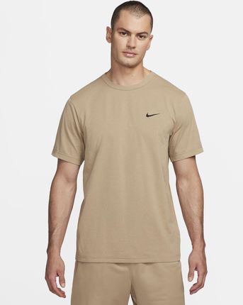 Męska uniwersalna koszulka z krótkim rękawem Dri-FIT UV Nike Hyverse - Brązowy