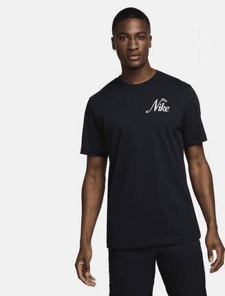 Męski T-shirt do golfa Nike - Czerń