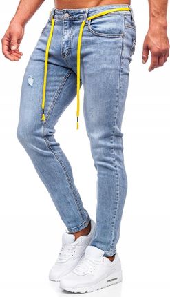 Spodnie Jeansowe Niebieskie KX568 DENLEY_35/XL