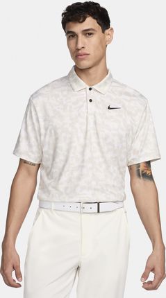 Męska koszulka polo do golfa Dri-FIT Nike Tour - Biel