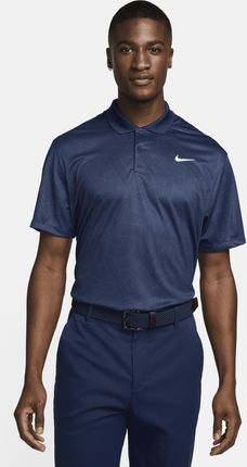 Męska koszulka polo do golfa Dri-FIT Nike Victory+ - Niebieski