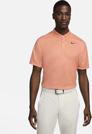 Męska koszulka polo do golfa Dri-FIT Nike Victory+ - Pomarańczowy