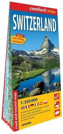 Mapa turystyczna Switzerland, 1:350 000 ® KUP TERAZ