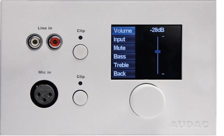 Audac DW5066 - inteligentny panel kontrolny Biały