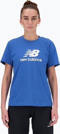 New Balance Koszulka Damska Jersey Stacked Logo T Shirt Blueagat