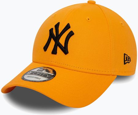 New Era Czapka Z Daszkiem Męska League Essential 9Forty York Yankees Pomarańczowy
