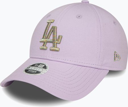 New Era Czapka Z Daszkiem Damska Metallic Logo 9Forty Los Angeles Dodgers Pastel Purple