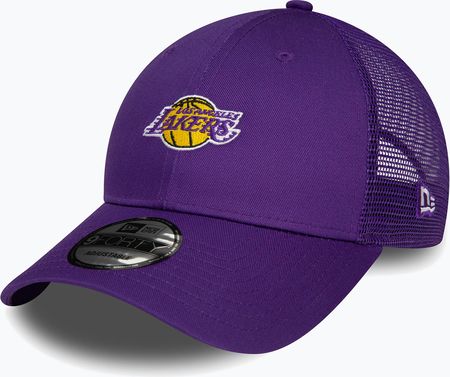New Era Czapka Z Daszkiem Męska Home Field 9Forty Trucker Los Angeles Lakers Purple