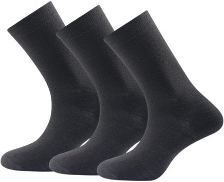 Skarpetki Devold Daily Light Sock 3PK Rozmiar skarpet: 36-40 / Kolor: czarny