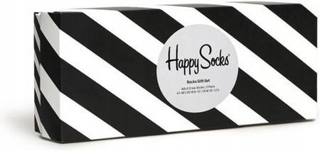 Zestaw skarpetek Happy Socks 4-pak Classic Black & White - XCBW09-9150