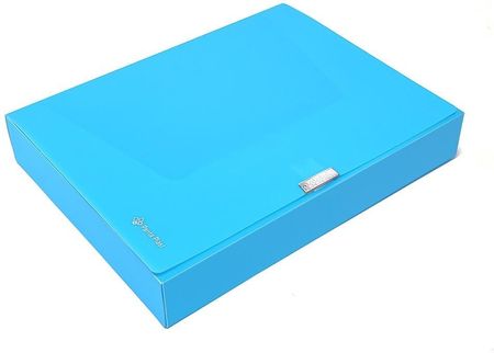 Panta Plast Neon Teczka A4 Box 55mm Niebieska