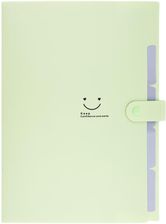 Zdjęcie Teczka Plastikowa A4 Z 5 Przegródkami Zielona - Świdnica