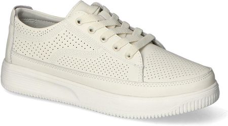 Półbuty Sneakersy Sergio Leone SP020 Białe lico