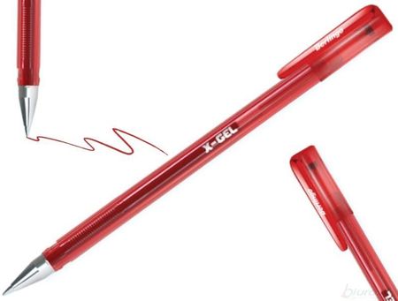 Berlingo Długopis Żelowy X-Gel 0,5mm Czerwony