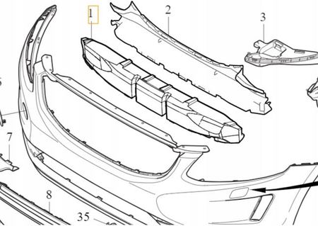 Volvo I Absorber Zderzaka Przod Styropian 31323761 - Opinie