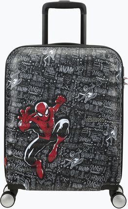 Walizka podróżna dziecięca American Tourister Spinner Marvel 36 l spiderman sketch | WYSYŁKA W 24H | 30 DNI NA ZWROT