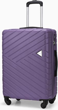 Średnia walizka PUCCINI MALAGA ABS027B 7B Fioletowa