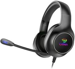 Zdjęcie Cobra Słuchawki CR750RGB Czarny (CR750RGBBLACK) - Płoty