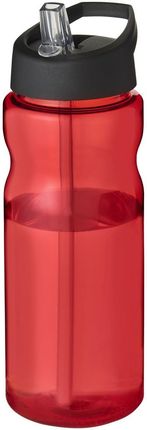 Bidon H2O Eco O Pojemności 650ml Z Wieczkiem Z Dzióbkiem Czerwony-Czarny