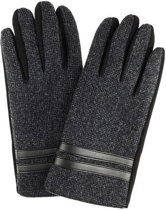 Rękawiczki czarne wełniane touch screen EM 96
