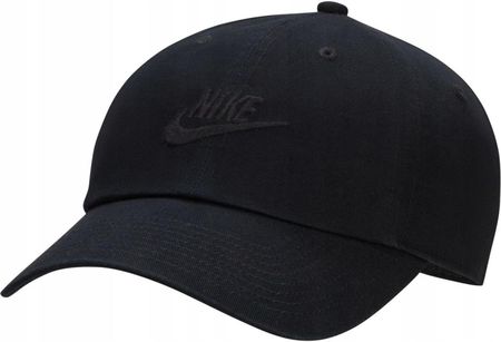 Nike Czapka z daszkiem czarna regulowana Unstructured Futura Wash Cap L/XL
