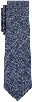 Krawat z wiskozy niebieski melanżowy EM 14