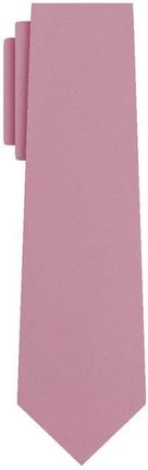 Krawat różowy pudrowy róż gładki EM 18