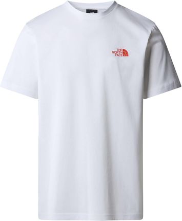 Koszulka męska The North Face BINER GRAPHIC 4 biała NF0A894ZFN4