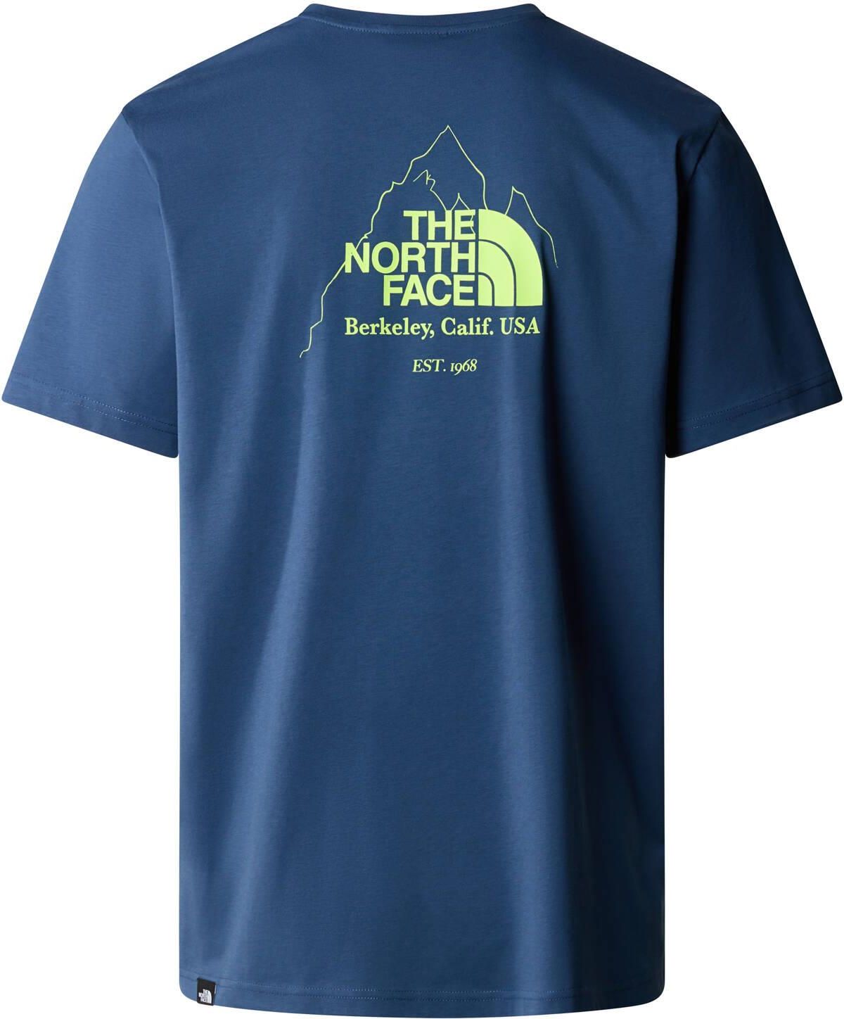 Koszulka męska The North Face BINER GRAPHIC 4 niebieska