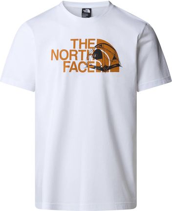 Koszulka męska The North Face S/S GRAPHIC HALF DOME biała NF0A8954FN4